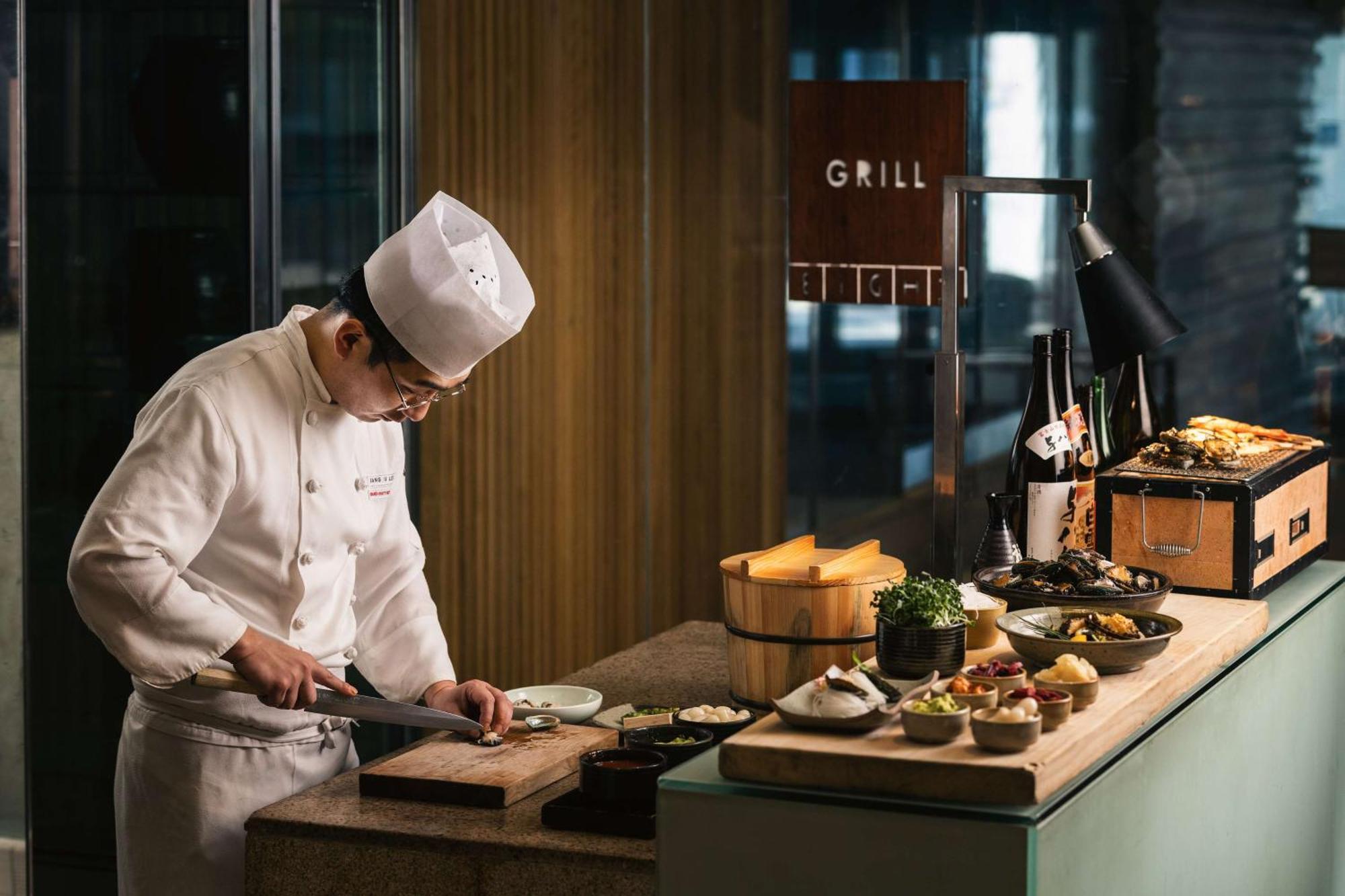 仁川凯悦大酒店 外观 照片 Chef at work